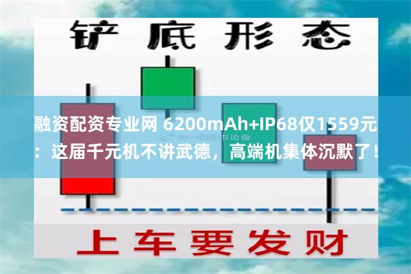 融资配资专业网 6200mAh+IP68仅1559元：这届千元机不讲武德，高端机集体沉默了！